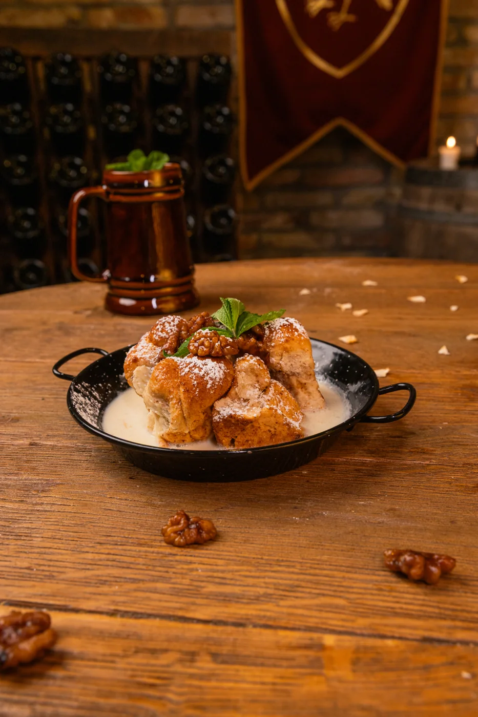 The King's Honey & Walnut Golden Dumplings