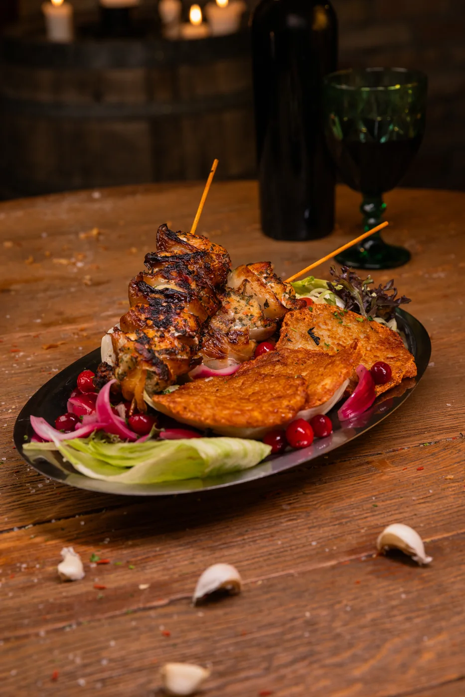 The Black Army's Chicken Skewer