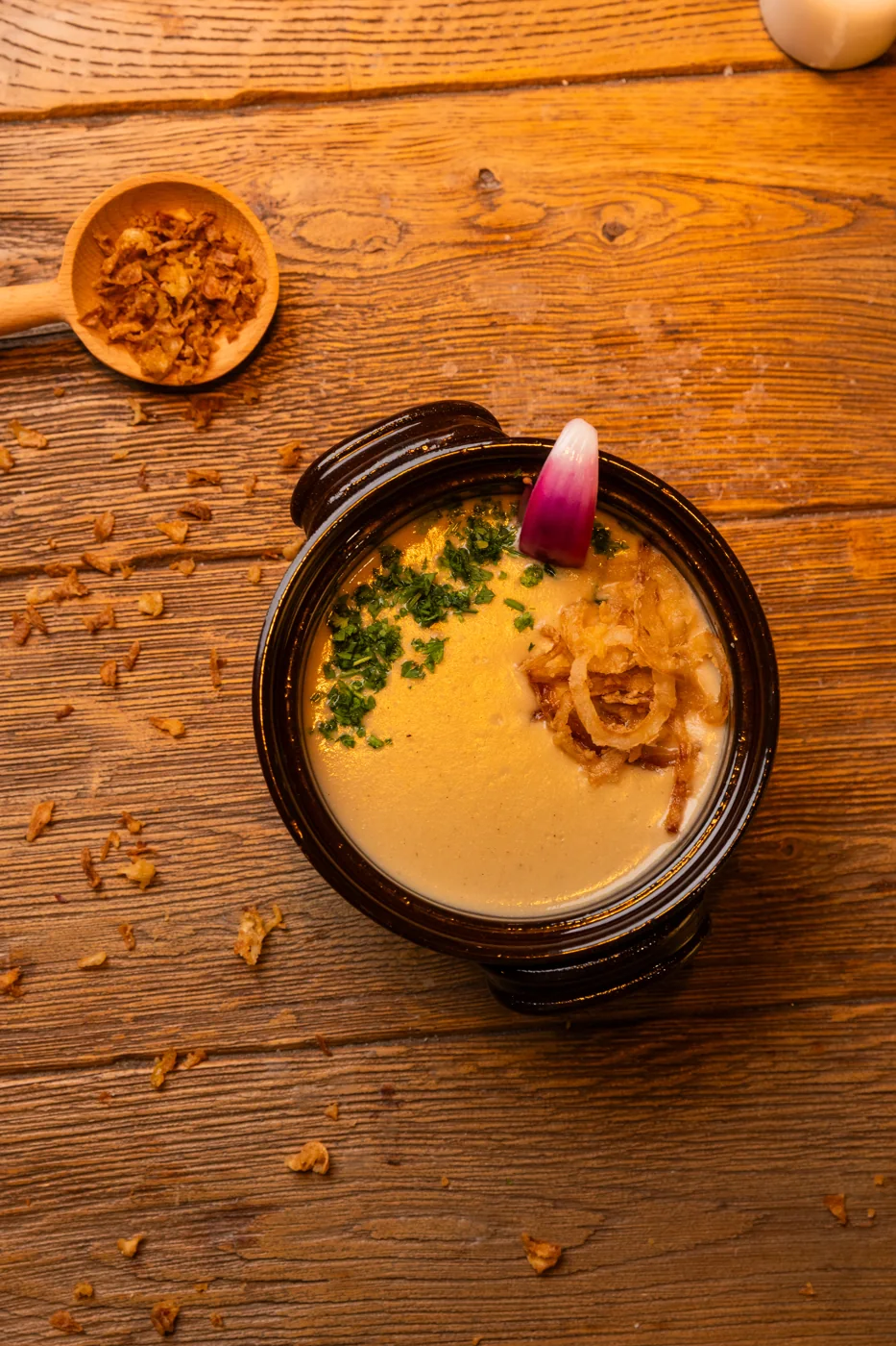 Creamy Garlic Soup from the Royal Kitchen